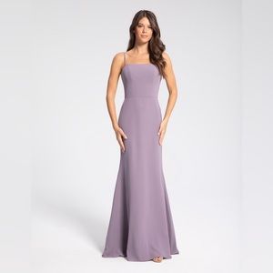 Hayley Paige | 52206 | Hydrangea Purple Chiffon dress